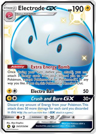 Electrode GX SV57  - Holofoil - Shiny Holo Rare