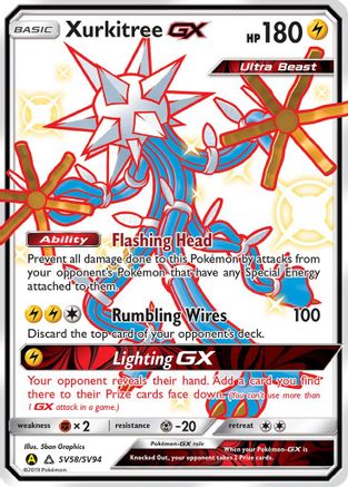 Xurkitree GX SV58  - Holofoil - Shiny Holo Rare