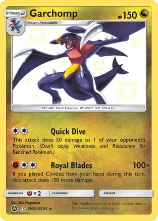 Garchomp SV40  - Holofoil - Shiny Holo Rare