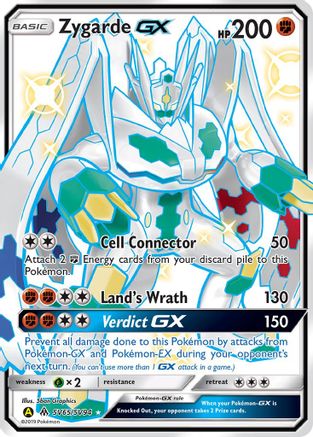 Zygarde GX (SV65/SV94) [Soleil et Lune : Destins cachés - Shiny Vault] 