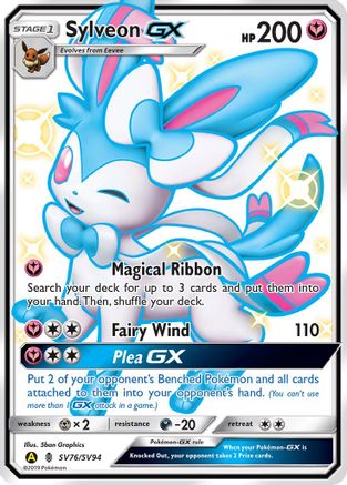 Sylveon GX/SV94  - Holofoil - Shiny Holo Rare