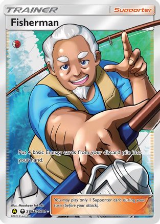 Fisherman SV83  - Holofoil - Shiny Holo Rare
