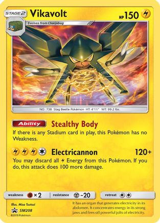 Vikavolt - SM208  - Holofoil - Promo