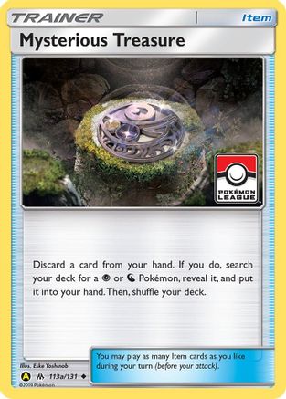 Mysterious Treasure (Pokemon League) 113a/131  - Reverse Holofoil - Promo