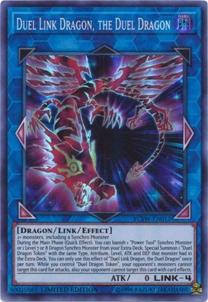 Duel Link Dragon, le Dragon Duel [YCSW-EN012] Super Rare 