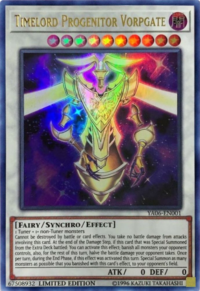 Timelord Progenitor Vorpgate (YA06-EN001) - Ultra Rare