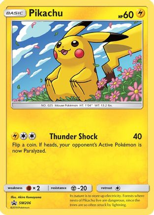 Pikachu SM206  - Holofoil - Promo