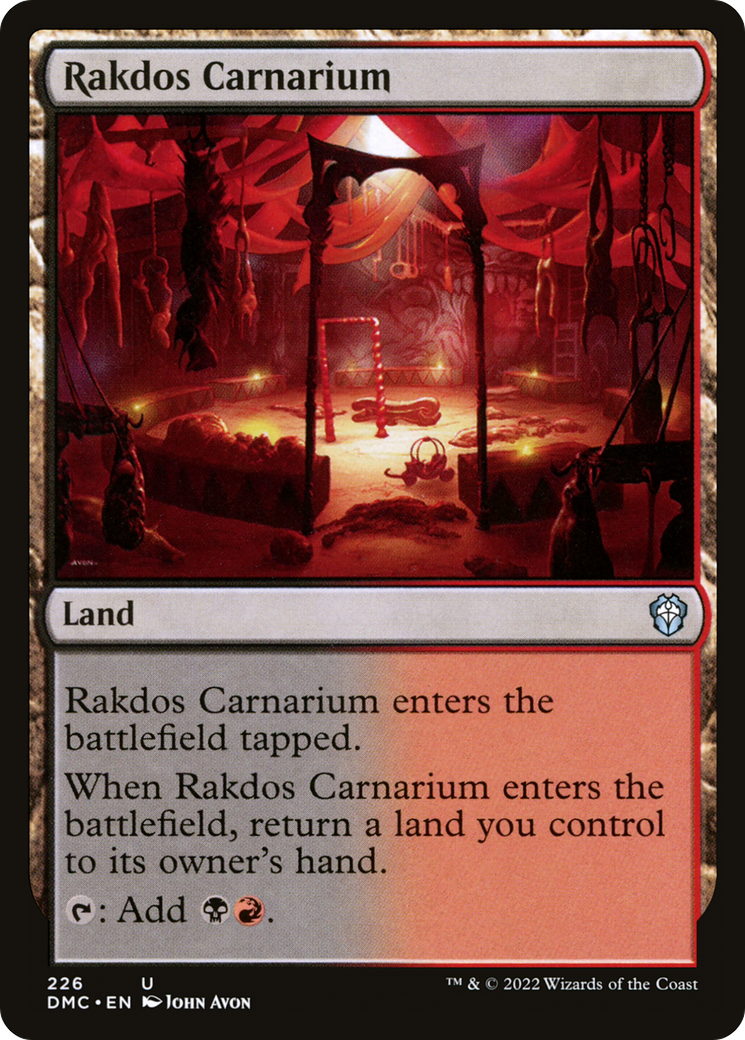 Carnarium de Rakdos [Commandant uni de Dominaria] 