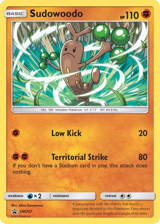 Sudowoodo SM207  - Holofoil - Promo