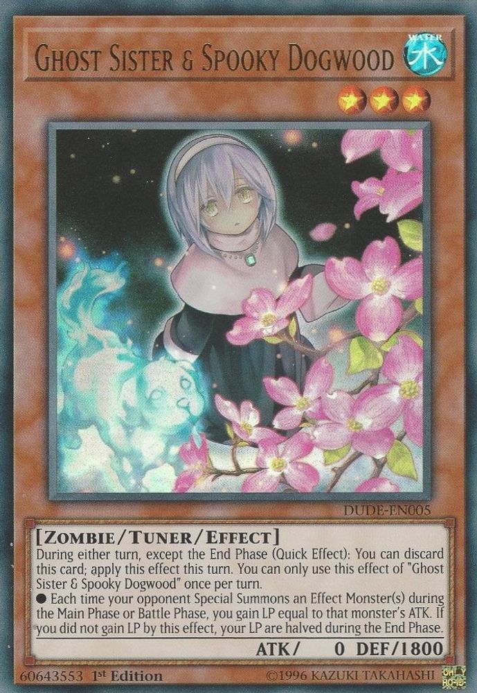 Ghost Sister & Spooky Dogwood (DUDE-EN005) - Ultra Rare