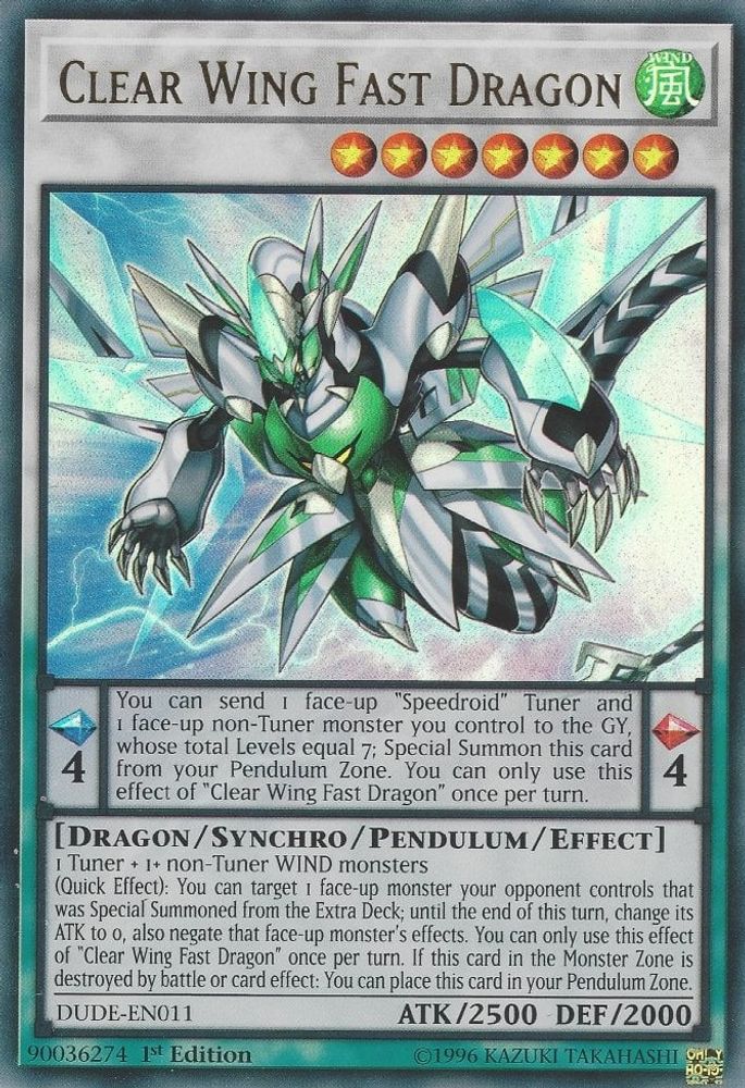 Dragon rapide à ailes claires [DUDE-EN011] Ultra Rare 