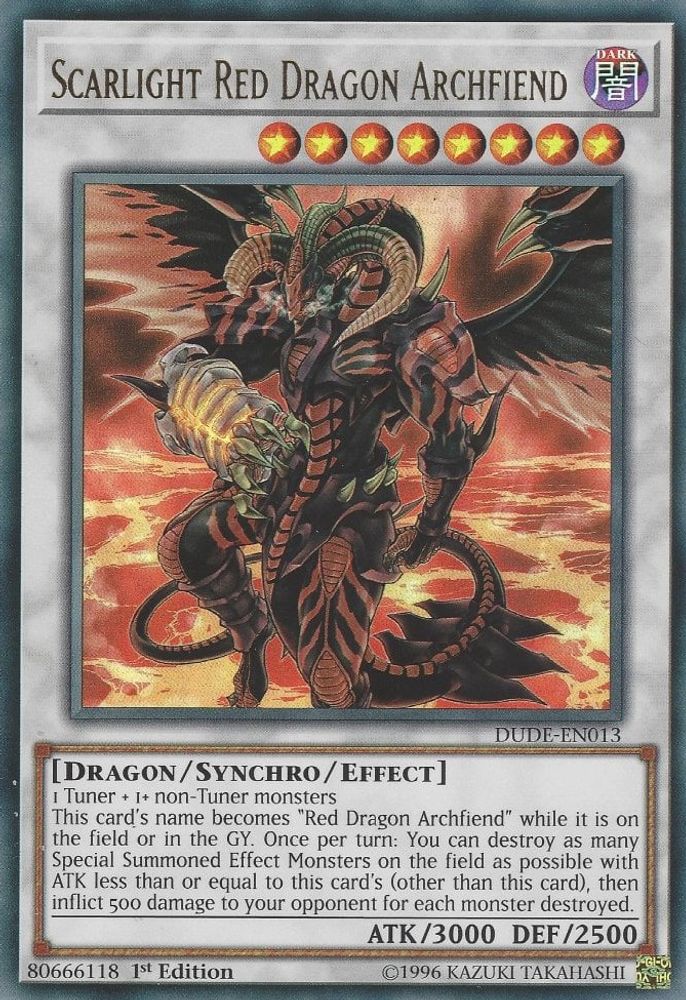 Scarlight Red Dragon Archfiend (DUDE-EN013) - Ultra Rare