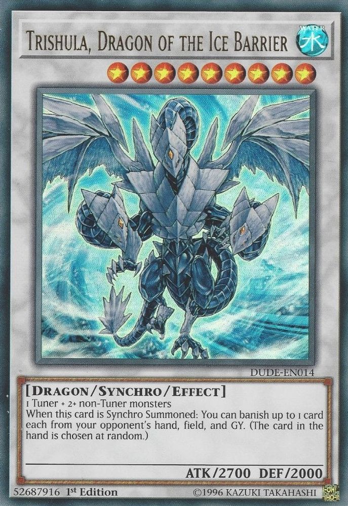 Trishula, Dragon de la Barrière de Glace [DUDE-EN014] Ultra Rare 