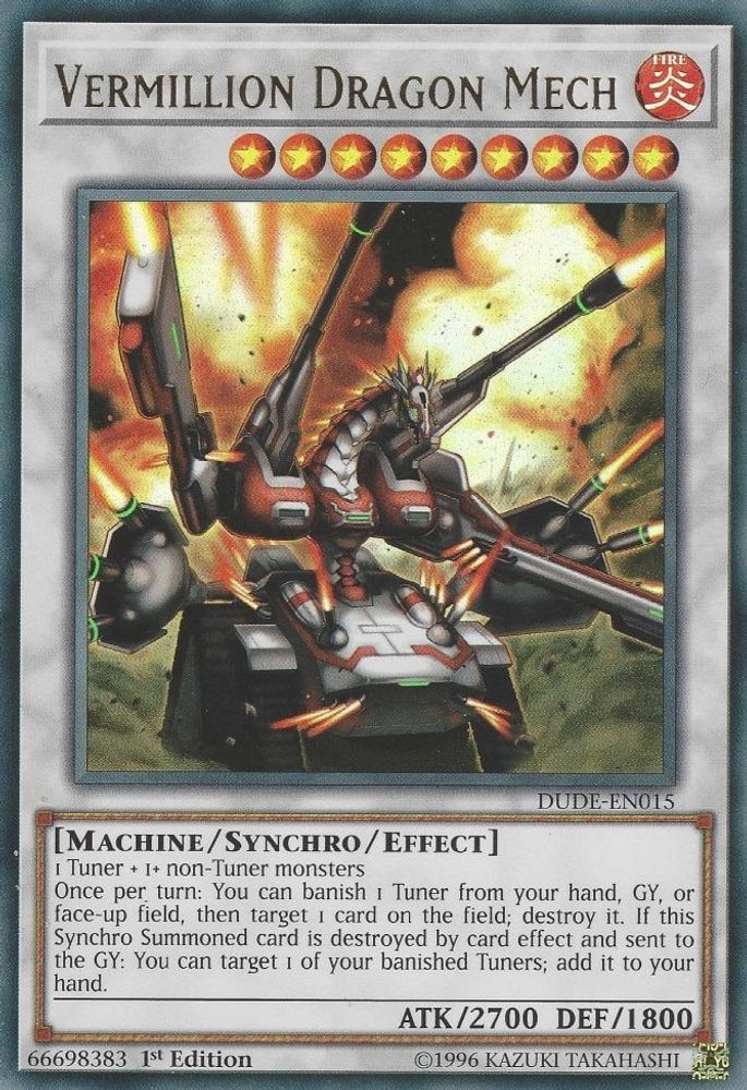 Mech Dragon Vermillon [DUDE-EN015] Ultra Rare 