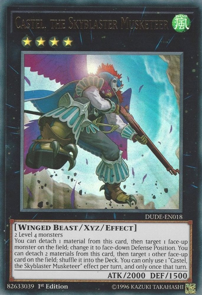 Castel, the Skyblaster Musketeer (DUDE-EN018) - Ultra Rare