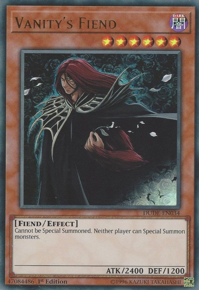 Vanity's Fiend (DUDE-EN034) - Ultra Rare
