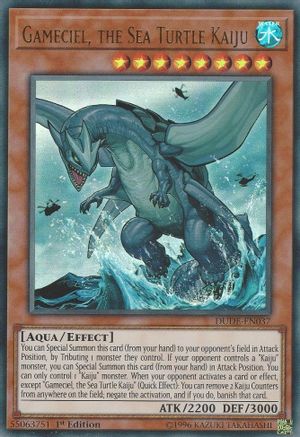 Gameciel, la tortue de mer Kaiju [DUDE-EN037] Ultra Rare 