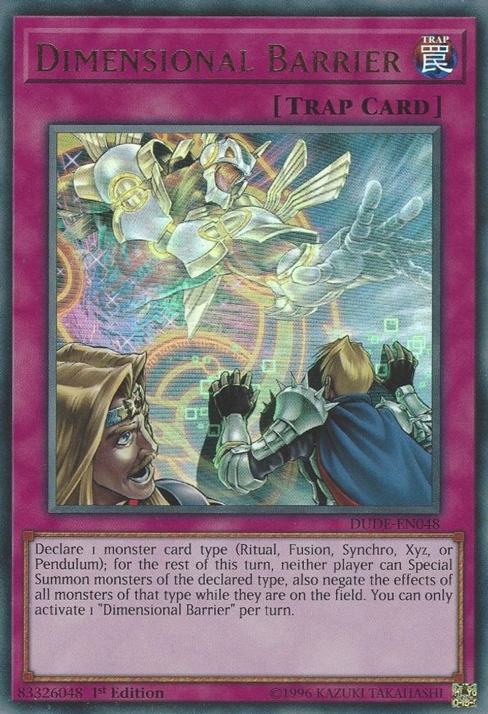Dimensional Barrier (DUDE-EN048) - Ultra Rare