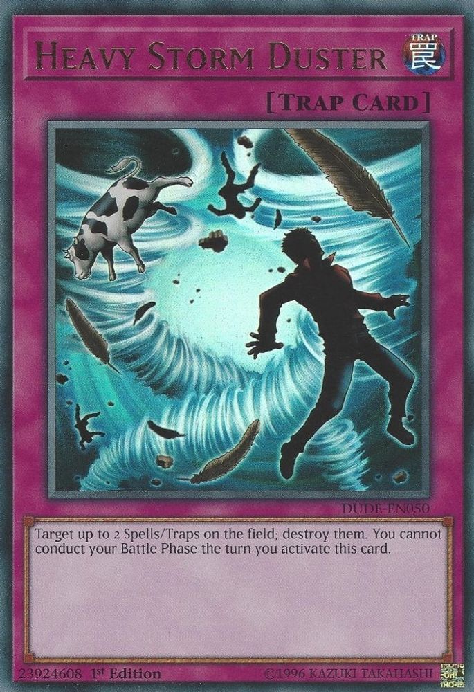 Heavy Storm Duster (DUDE-EN050) - Ultra Rare
