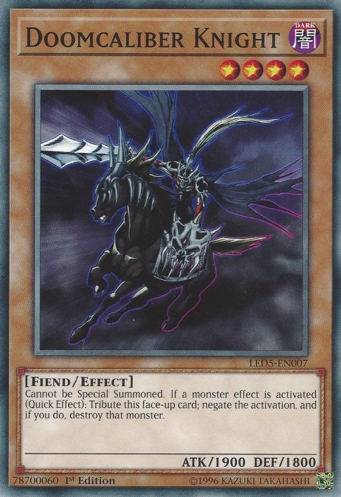 Doomcaliber Knight (LED5-EN007) - Common