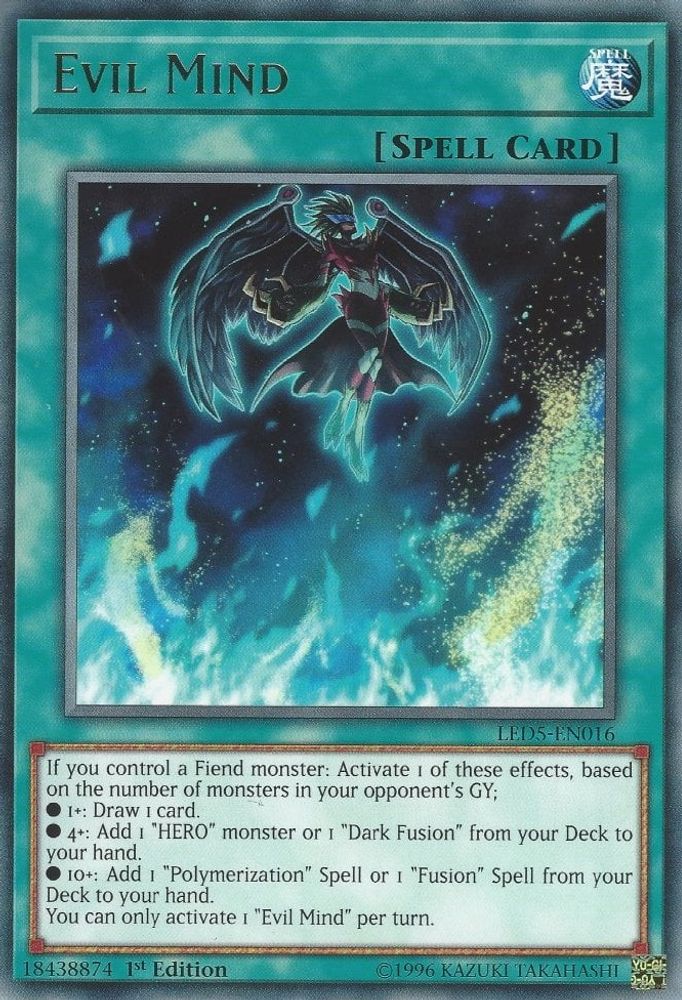 Esprit maléfique [LED5-EN016] Rare 