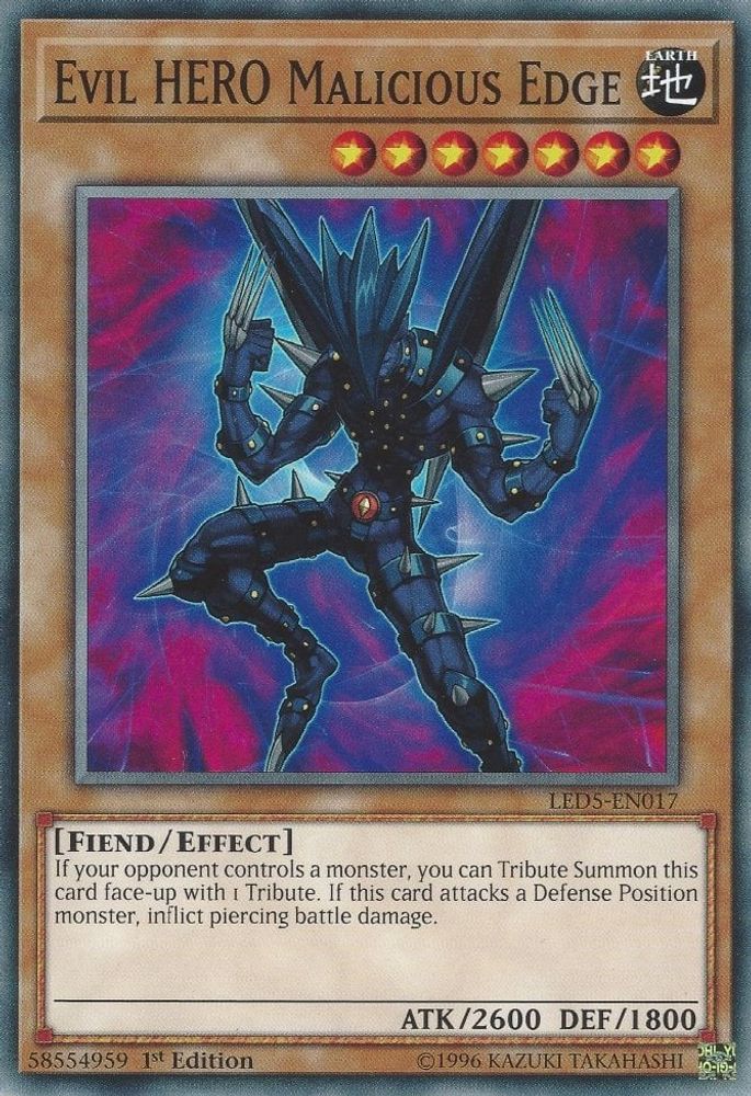 Evil Hero Malicious Edge [LED5-EN017] Commun 