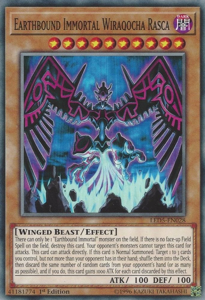 Earthbound Immortal Wiraqocha Rasca (LED5-EN028) - Common