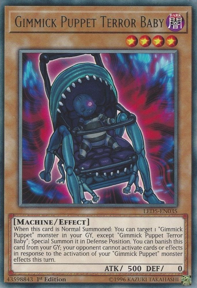 Gimmick Marionnette Terror Bébé [LED5-EN035] Rare 