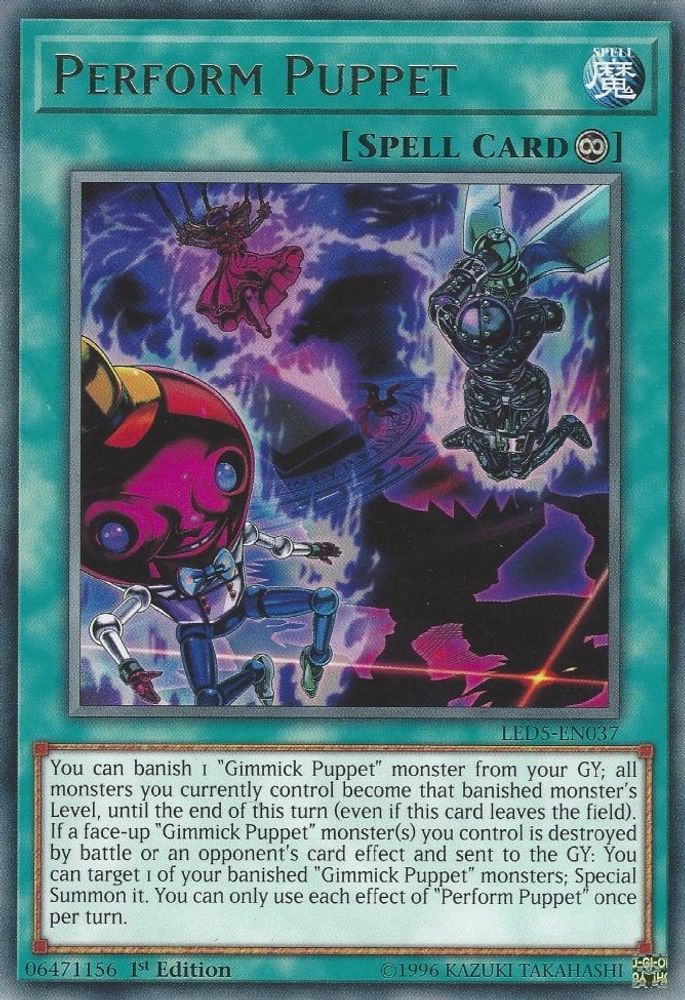 Perform Puppet (LED5-EN037) - Rare