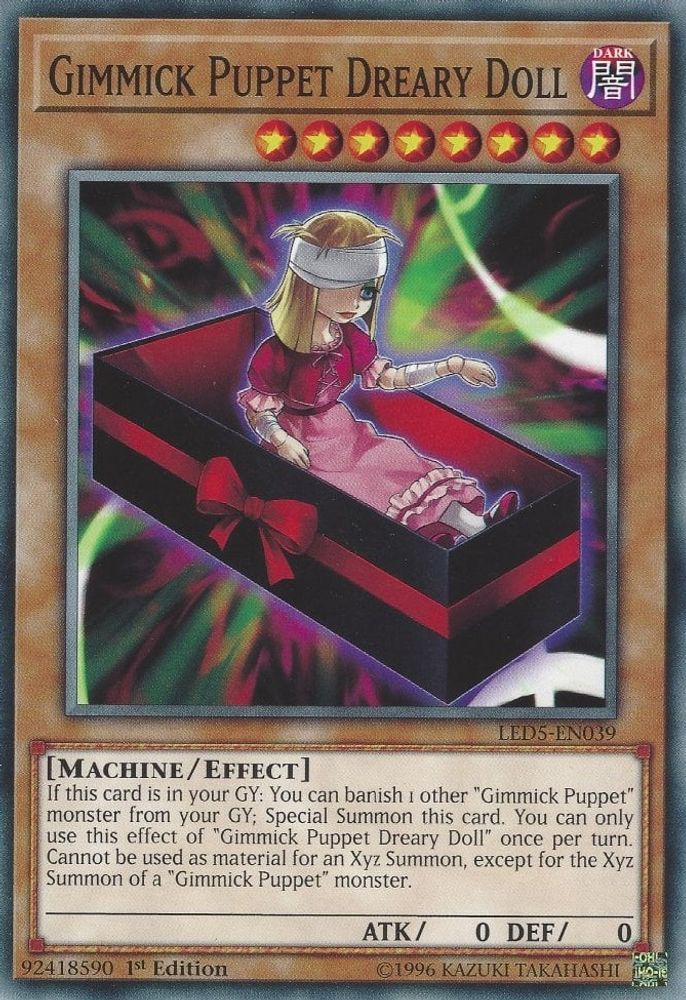 Gimmick Puppet Dreary Doll (LED5-EN039) - Common