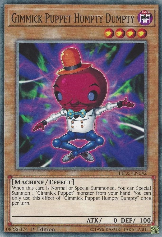 Gimmick Puppet Humpty Dumpty (LED5-EN042) - Common