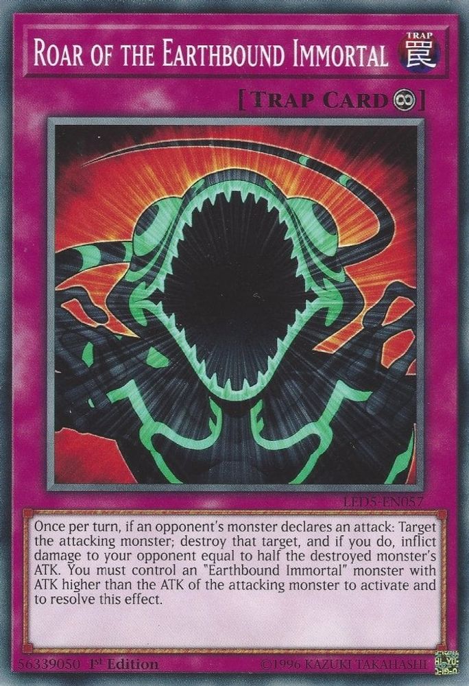 Roar of the Earthbound Immortal (LED5-EN057) - Common
