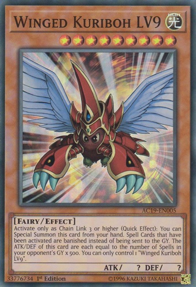 Winged Kuriboh LV9 (AC19-EN005) - Super Rare
