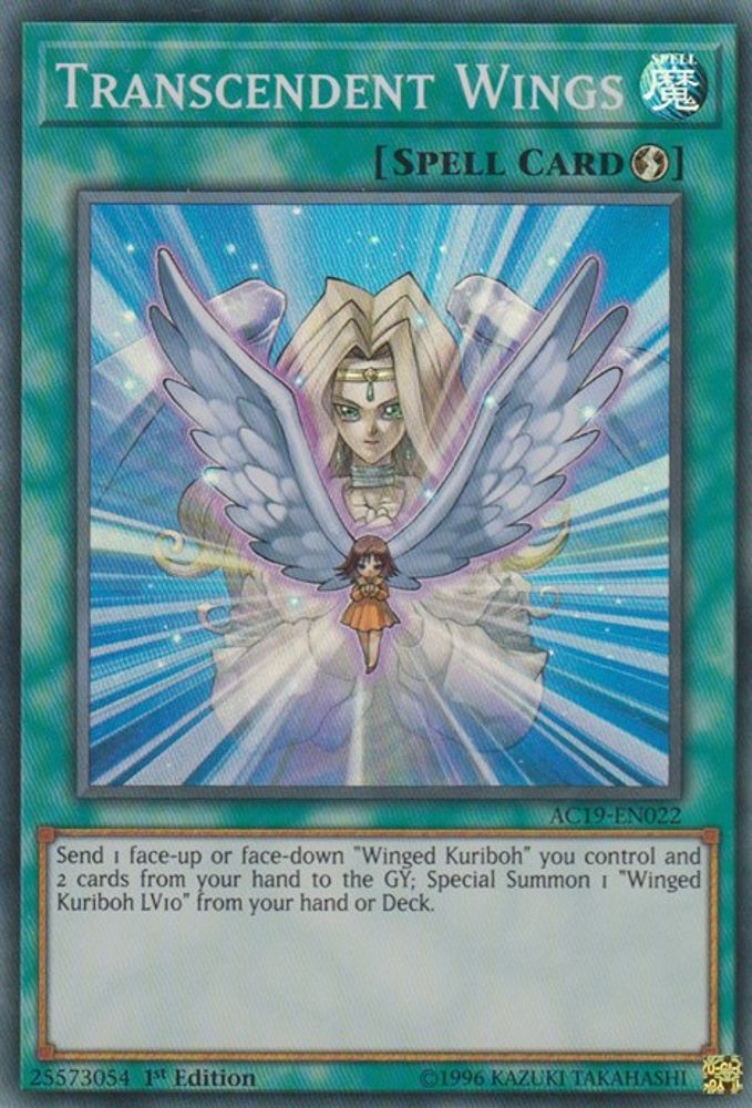 Transcendent Wings (AC19-EN022) - Super Rare