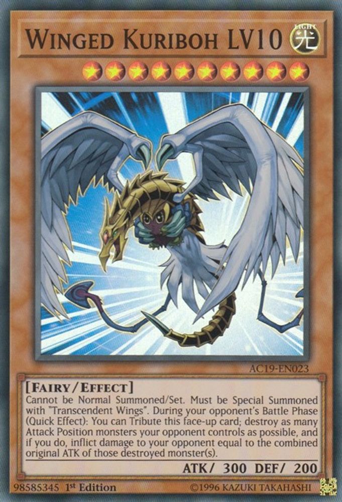 Winged Kuriboh LV10 (AC19-EN023) - Super Rare
