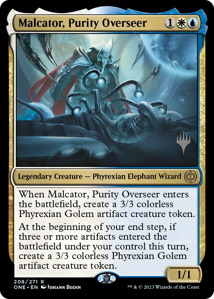 Malcator, surveillant de la pureté (pack promotionnel) [Phyrexia : All Will Be One Promos] 