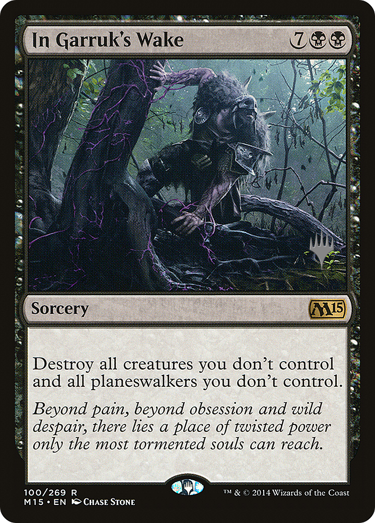 Dans le sillage de Garruk (Pack promotionnel) [Promos Magic 2015] 
