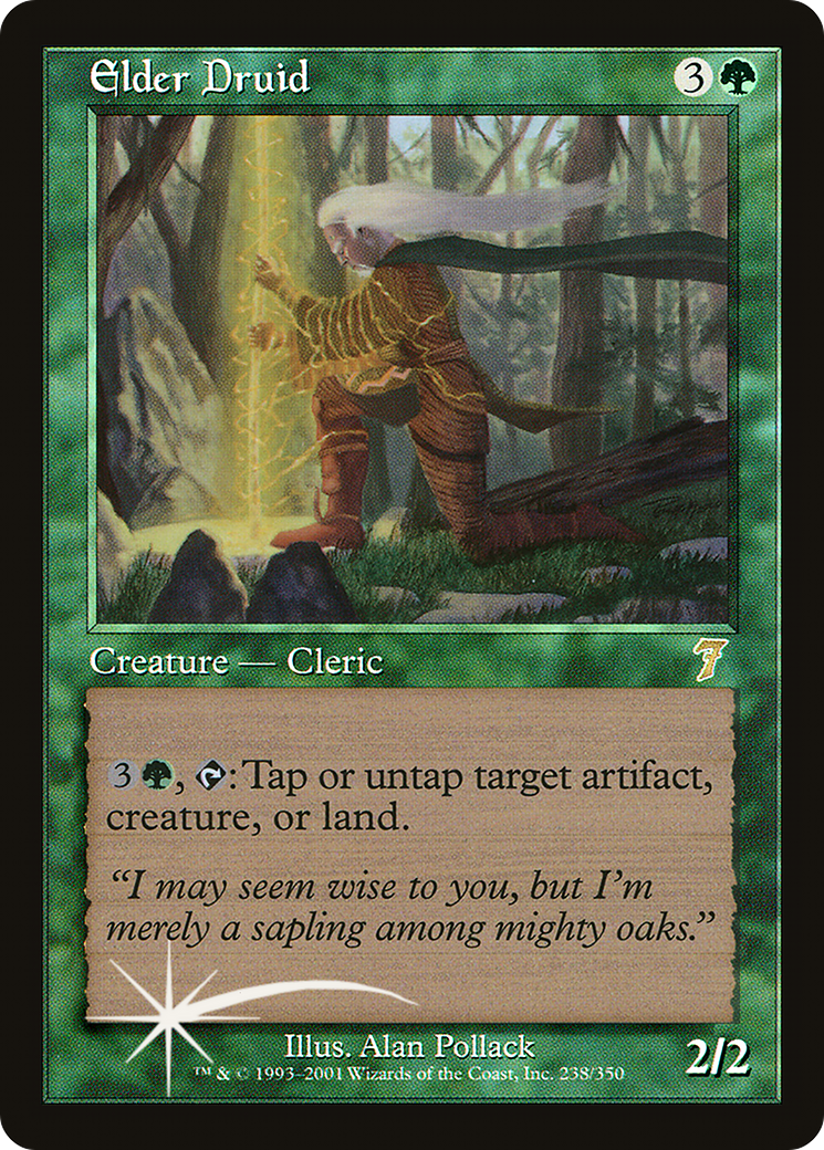 Elder Druid (7ED-238) - 7th Edition Foil