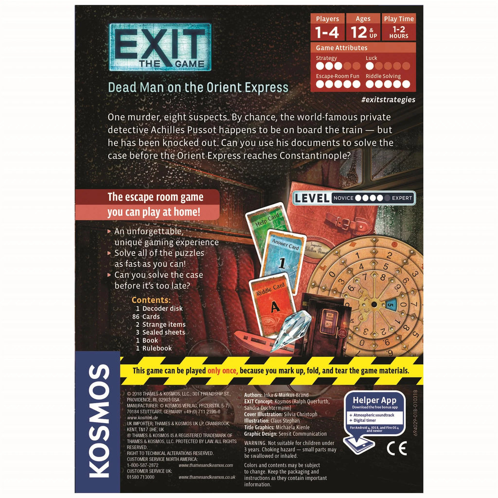 Exit The Game - Dead Man on the Orient Express
