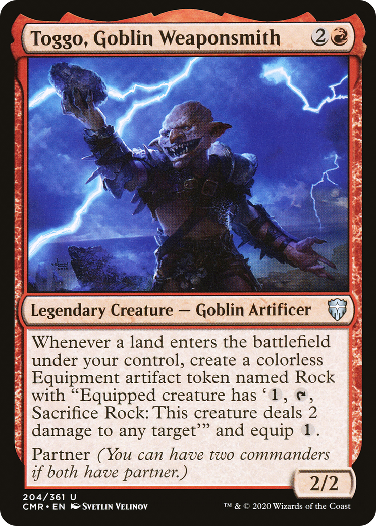 Toggo, forgeron d'armes gobelin [Commander Legends] 