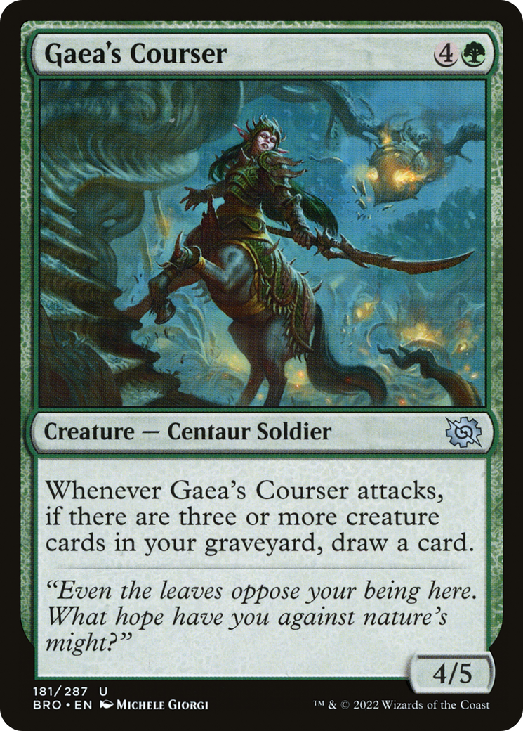 Coursier de Gaea [La guerre des frères] 