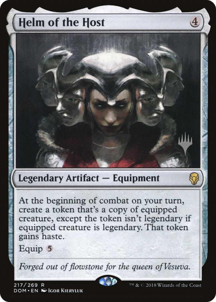 Heaume de l'hôte (Pack promotionnel) [Dominaria Promos] 