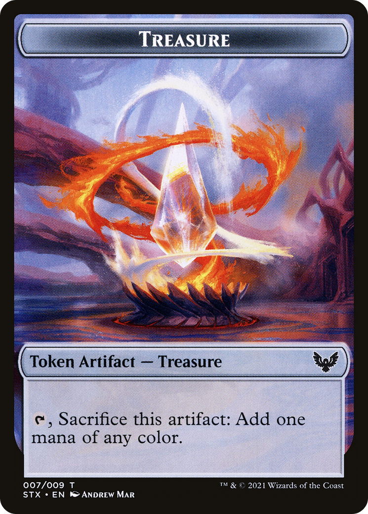 Treasure (STX-007) - Strixhaven: School of Mages Tokens