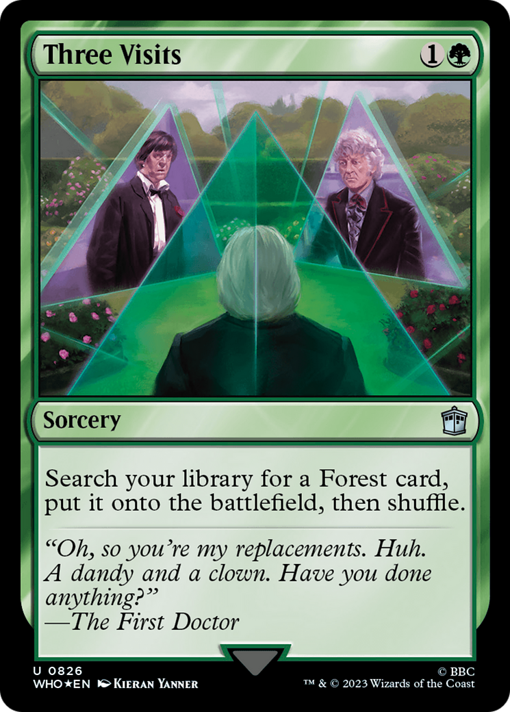 Trois visites (Surge Foil) [Doctor Who] 