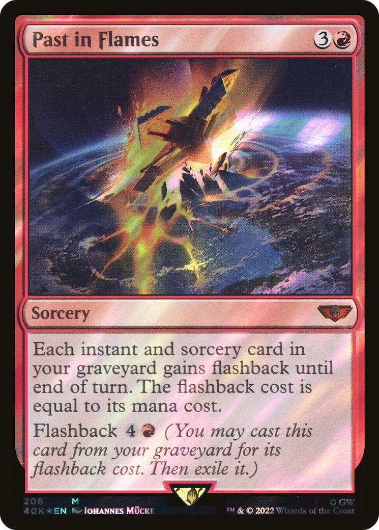 Passé en flammes (Surge Foil) [Warhammer 40,000] 