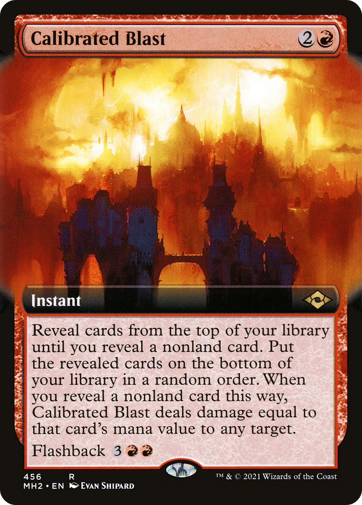 Explosion calibrée (Art étendu) [Modern Horizons 2] 