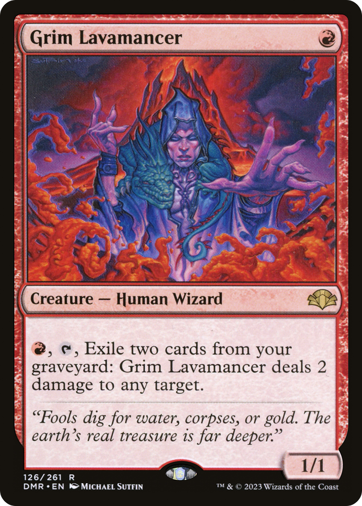 Grim Lavamancer [Dominaria Remasterisé] 