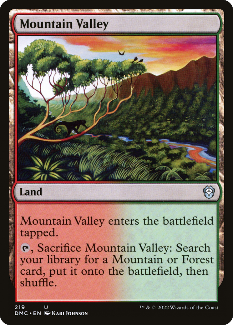 Vallée de la Montagne [Commandant Uni de Dominaria] 