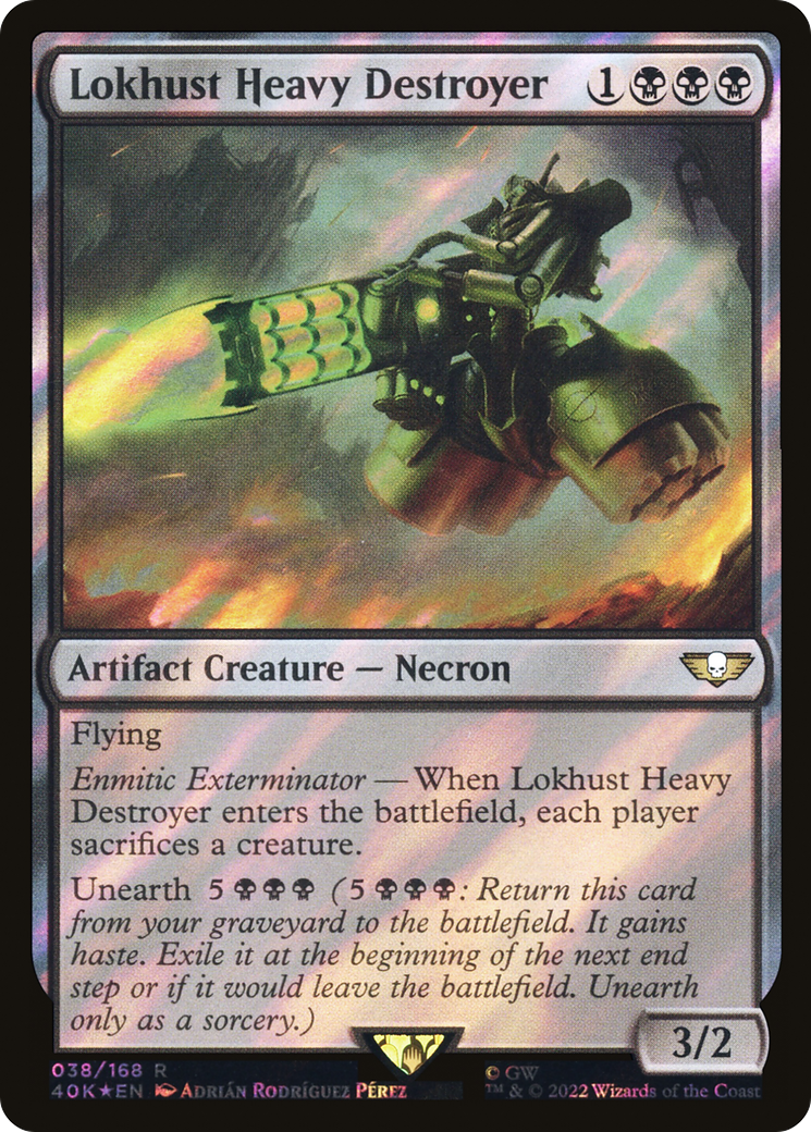 Destructeur lourd Lokhust (surtension Foil) [Warhammer 40,000] 