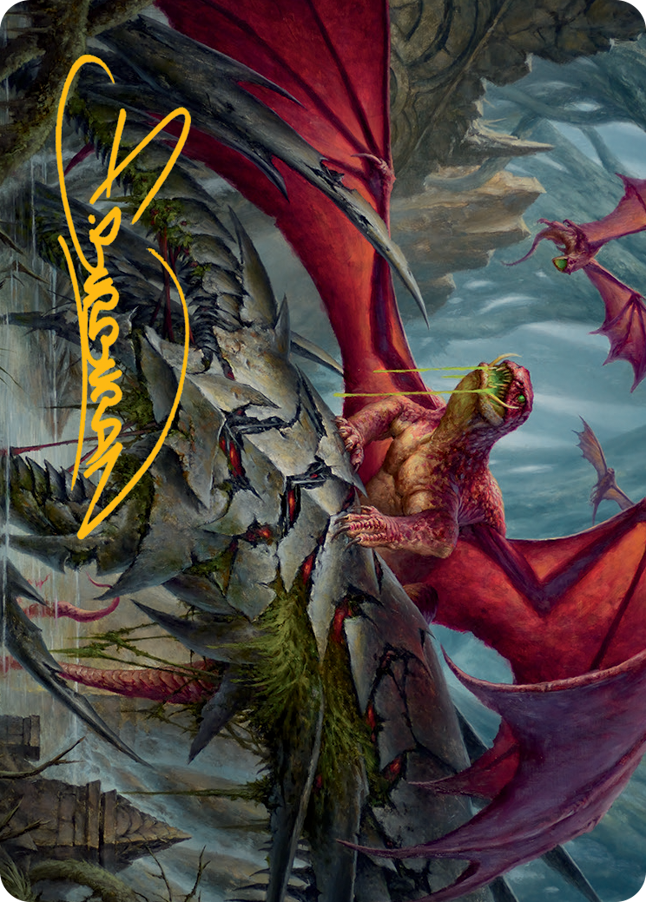 Carte d'art Hoarding Broodlord (signature estampillée or) [Série d'art March of the Machine] 